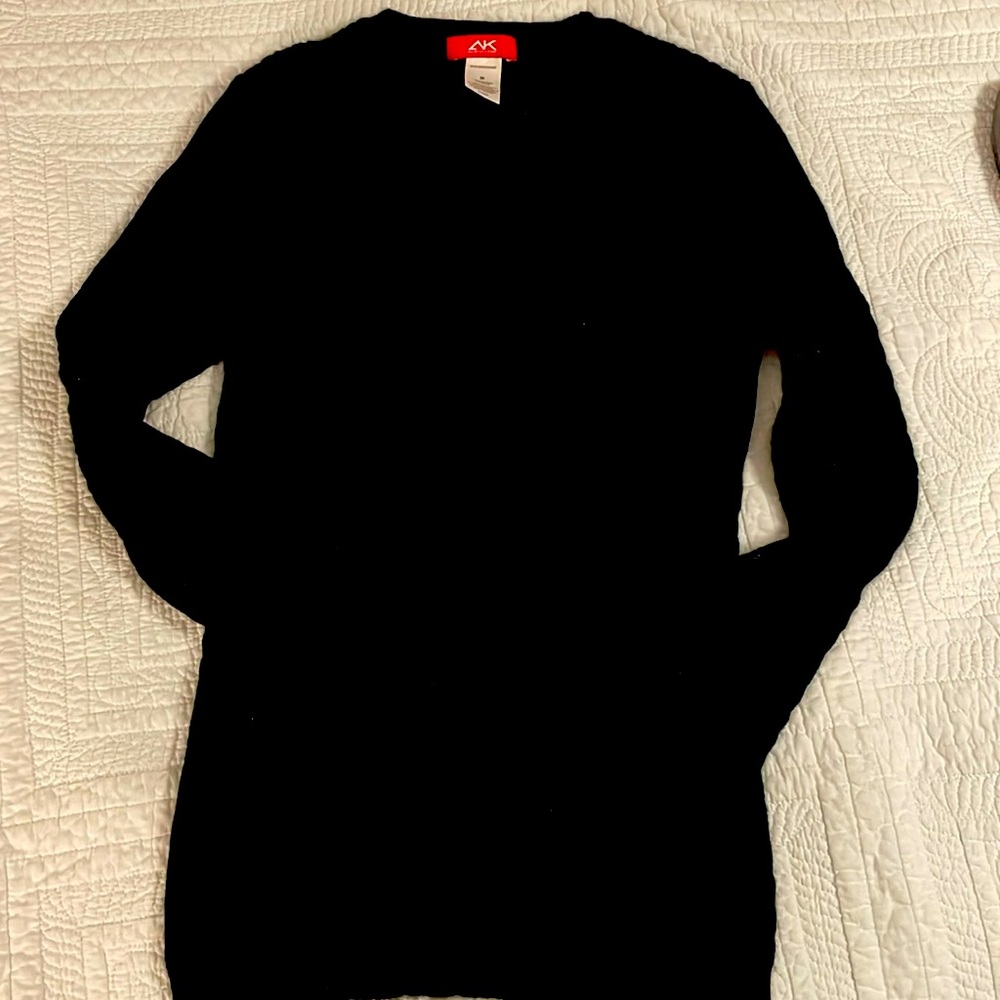 Anne Klein Sport 100% cashmere size M black